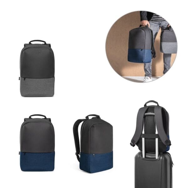 Anti-Diebstahl-Rucksack GENOA BPACK. aus 600D hochdichtem, recyceltem Polyester
