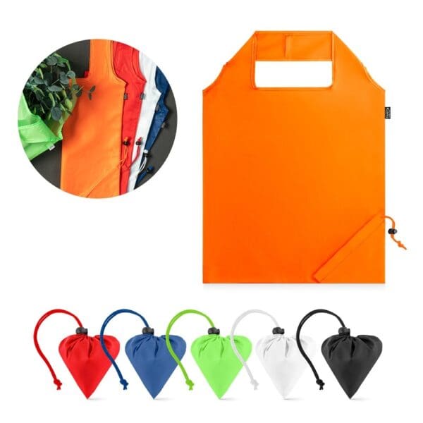BEIRA. Faltbare Tragetasche aus 190T Polyester aus recyceltem (100% rPET)