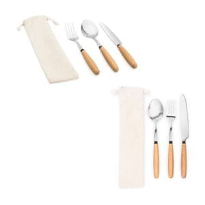 BOULUD. 3-teiliges Set aus Akazienholz