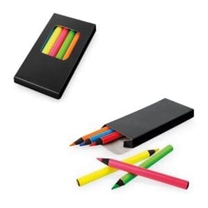 Bleistiftbox MEMLING. mit 6 Buntstiften