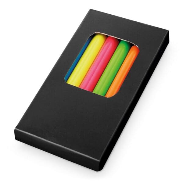 Bleistiftbox MEMLING. mit 6 Buntstiften