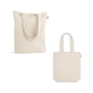 GIRONA. TraTragetasche aus Baumwolle (50%), recycelter Baumwolle (30%) und polyester (20% rPET) (220 g/ m²)