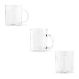 Glastasse CARMO. (350ml) geeignet für Sublimation