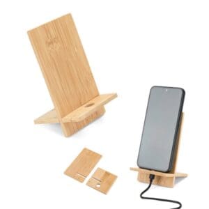 Handyhalter GALEN. aus Bambus, in zwei Teile zerlegbar