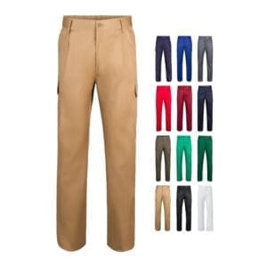 Hose VL MABON. mit mehreren Taschen aus Twill (200 g/m²), aus Baumwolle (35 %) und Polyester (65 %)