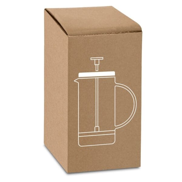 JENSON. Kaffeemaker aus Borosilikatglas und Edelstahl, 600 ml