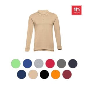 Langarm-Poloshirt THC BERN 3XL. Herren
