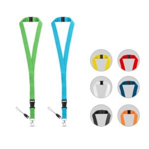 Lanyard MURRAY. aus Polyester (20 mm) mit einem Schlüsselband