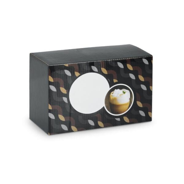 MACHIATO DUO. Set aus 2 Borosilikatglas bechern