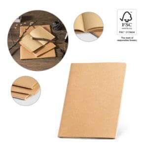 Notizbuch ALCOTT A4. A4 mit Hardcover aus Karton (250 g/m²) und unbedruckte Seiten