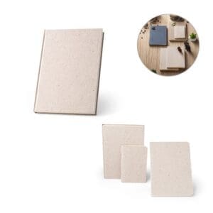 Notizbuch ORGANIC RIGID. A5 mit Hardcover aus Elefantendung (80%)