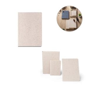 Notizbuch ORGANIC SEMI-RIGID. A5 mit semi-flexiblem Cover aus Elefantendung (80%)
