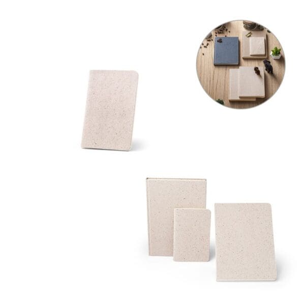 Notizbuch ORGANIC SOFT. A6 mit flexiblem Cover aus Elefantendung (80%)