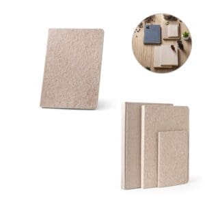 Notizbuch TEAPAD SEMI-RIGID. A5 mit semi-flexiblem Cover aus Teeblattverwertung (65%)
