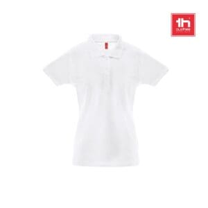 Poloshirt THC BERLIN WOMEN WH. für Damen mit kurzen Ärmeln
