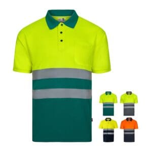 Poloshirt VL FORTUNA. (140g/m²) im Bird-Eye-Design mit kurzen Ärmeln, aus Polyester (100%)