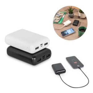 Powerbank LEAKEY 10. 10'000 mAh aus recyceltem ABS (100% rABS)