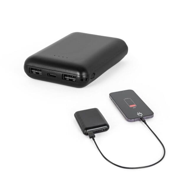 Powerbank LEAKEY 8. 8'000 mAh in recyceltem ABS (100% rABS)