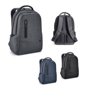 RE-BOSTON. Wasserdichter Laptop-Rucksack aus recyceltem Nylon in 2 Farben mit Fach aus 210D recyceltem Polyester
