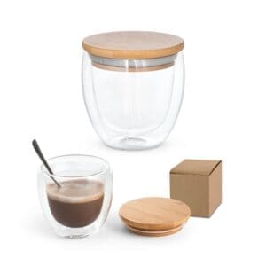 Reisebecher ECUADOR M. aus Borosilikatglas 250 ml