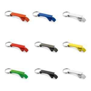 Schlüsselanhänger BAITT. aus Aluminium mit Flaschenöffner