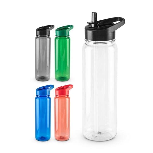 Sportflasche GILMORE. (750ml) aus rPET mit glänzender transluzenter Oberfläche