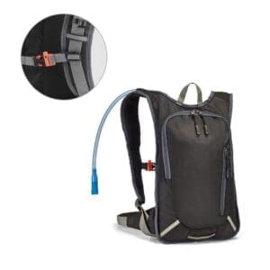 Sportrucksack MOUNTI. mit Wassertank 420D 2 L