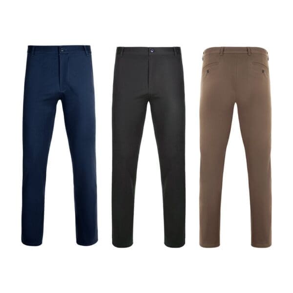 Stretch-Chinohose VL VISHNU. Unisex (260g/m²), aus Baumwolle (98%) und Elastan (2%)