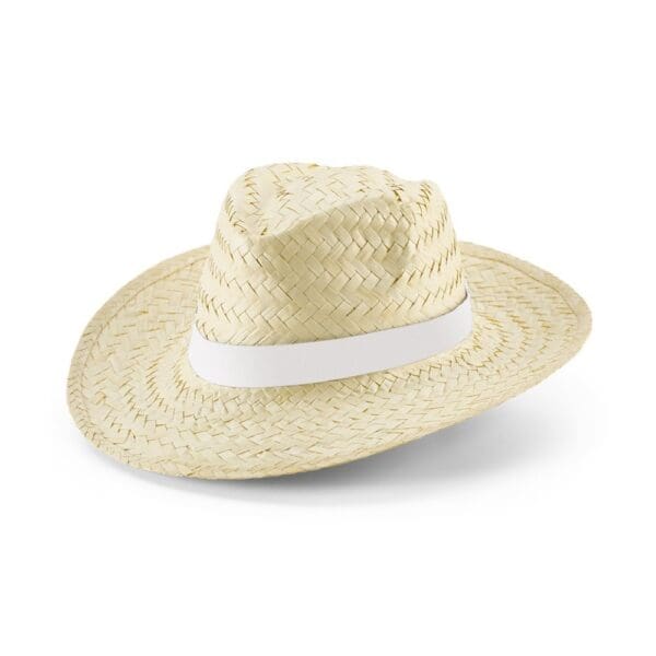 Strohhut EDWARD RIB. Natur mit sublimations Band