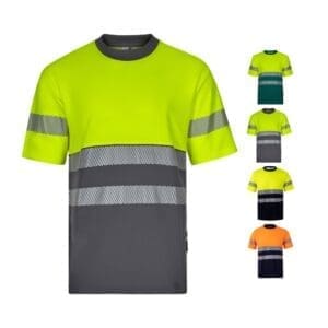 T-Shirt VL BASTET. Zweifarbiges aus Piqué (150 g/m²), aus Baumwolle (55 %) und Polyester (45 %)