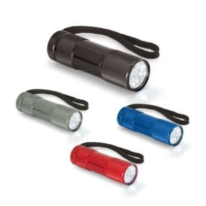 Taschenlampe FLASHY. aus Aluminium mit 9-LEDs