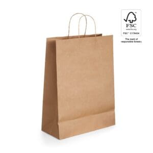 Tragetasche LEIA. aus Kraftpapier (115 g/m²)