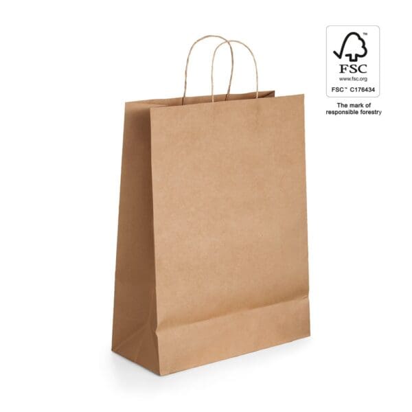 Tragetasche LEIA. aus Kraftpapier (115 g/m²)
