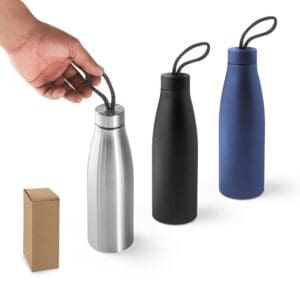 Trinkflasche MORGAN. aus 90% recyceltem Edelstahl 710 mL