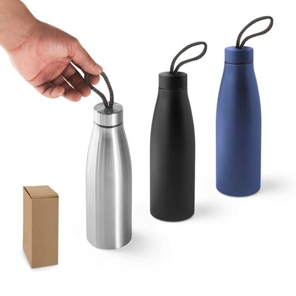 Trinkflasche MORGAN. aus 90% recyceltem Edelstahl 710 mL