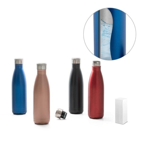 Trinkflasche SHOW SATIN. aus Edelstahl 500ml