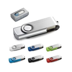 USB-Stick CLAUDIUS 4GB. 4 GB mit Metallclip
