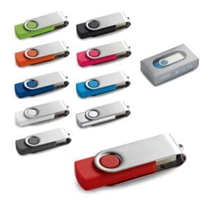 USB-Stick CLAUDIUS 8GB. 8 GB mit Metallclip