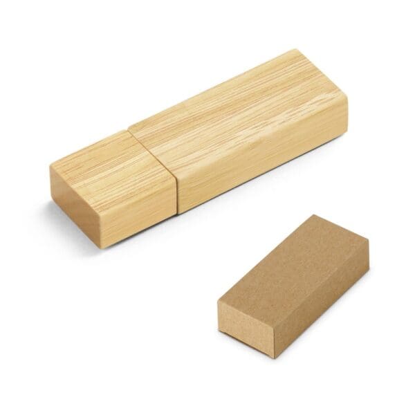 USB-Stick VENTER 16GB. 16 GB aus Bambus