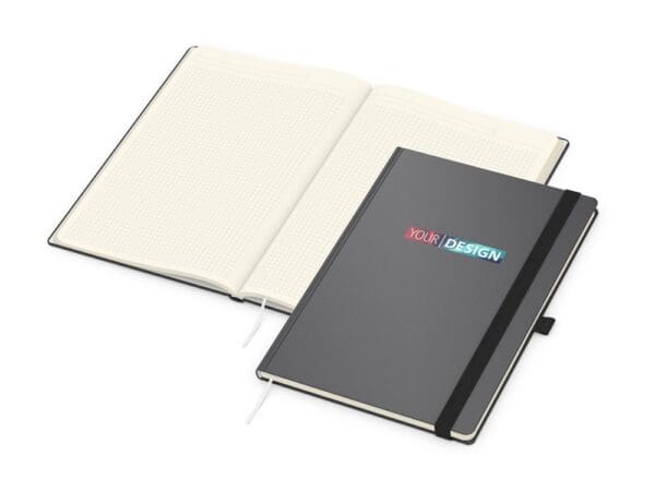 Notizbuch Vision-Book Creme Bestseller inkl. Siebdruck-Digital