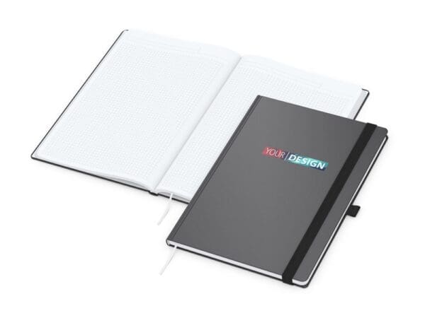 Notizbuch Vision-Book White Bestseller inkl. Siebdruck-Digital