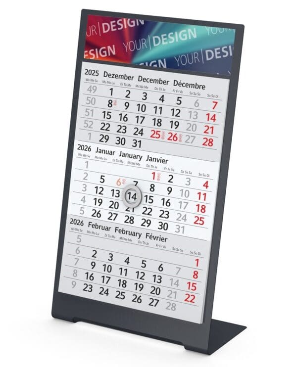 Tischkalender Desktop 3 Color Bestseller
