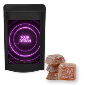Bayrisch Malz Bonbons, ca. 80g, Standbeutel Midi schwarz
