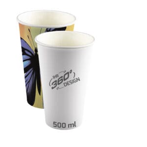 Becher PE-Pappbecher, 450ml, , XL