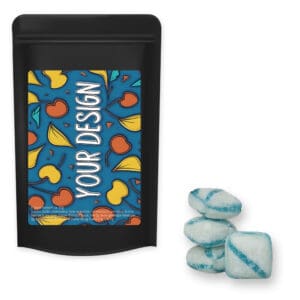 Frische Brise Bonbons, ca. 80g, Standbeutel Midi schwarz