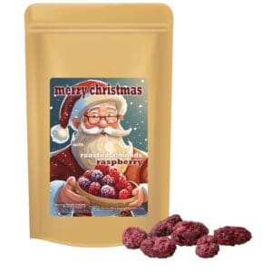 Gebrannte Mandeln Himbeere, ca. 80g, Standbeutel Midi