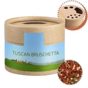 Gewürzmischung Toskanische Bruchetta, ca. 28g, Kraftpapierstreuer Mini