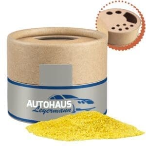 Gewürzmischung Zitronen-Salz, ca. 75g, Kraftpapierstreuer Mini
