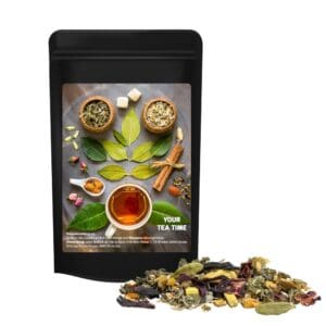 Relax-Tee, Ayurveda ca. 20g, Standbeutel Mini schwarz