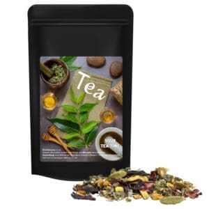 Relax-Tee, Ayurveda ca. 50g, Standbeutel Midi schwarz